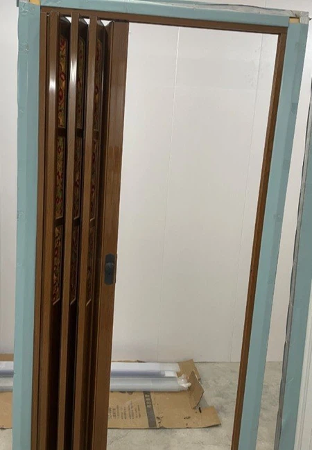 Easy intsall PVC folding door